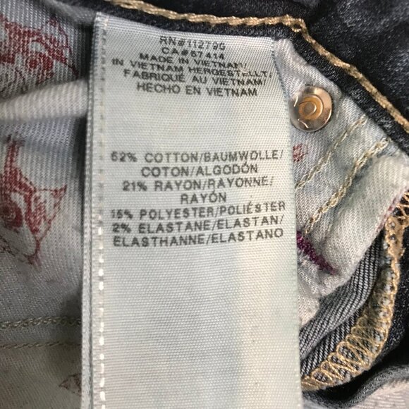 TRUE RELIGION WOMENS SUPER SKINNY JEANS SIZE 28 - Picture 3 of 8